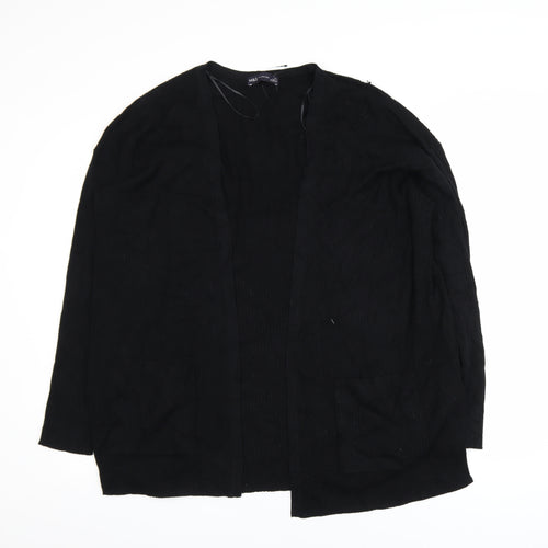 Marks and Spencer Women Black XL Open Front Cardigan Viscose Blend