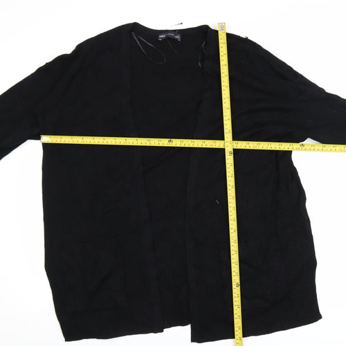 Marks and Spencer Women Black XL Open Front Cardigan Viscose Blend