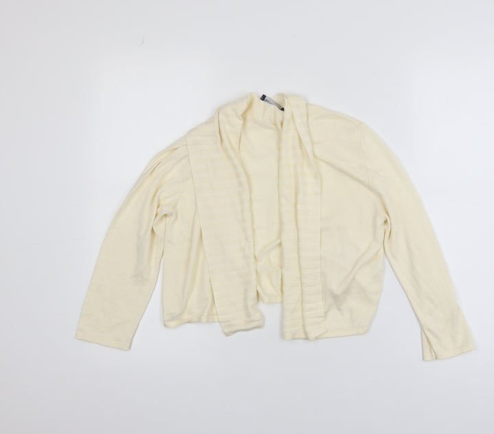 Marks and Spencer Women’s Ivory Knit Open Front Cardigan M