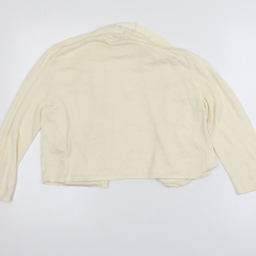 Marks and Spencer Women’s Ivory Knit Open Front Cardigan M
