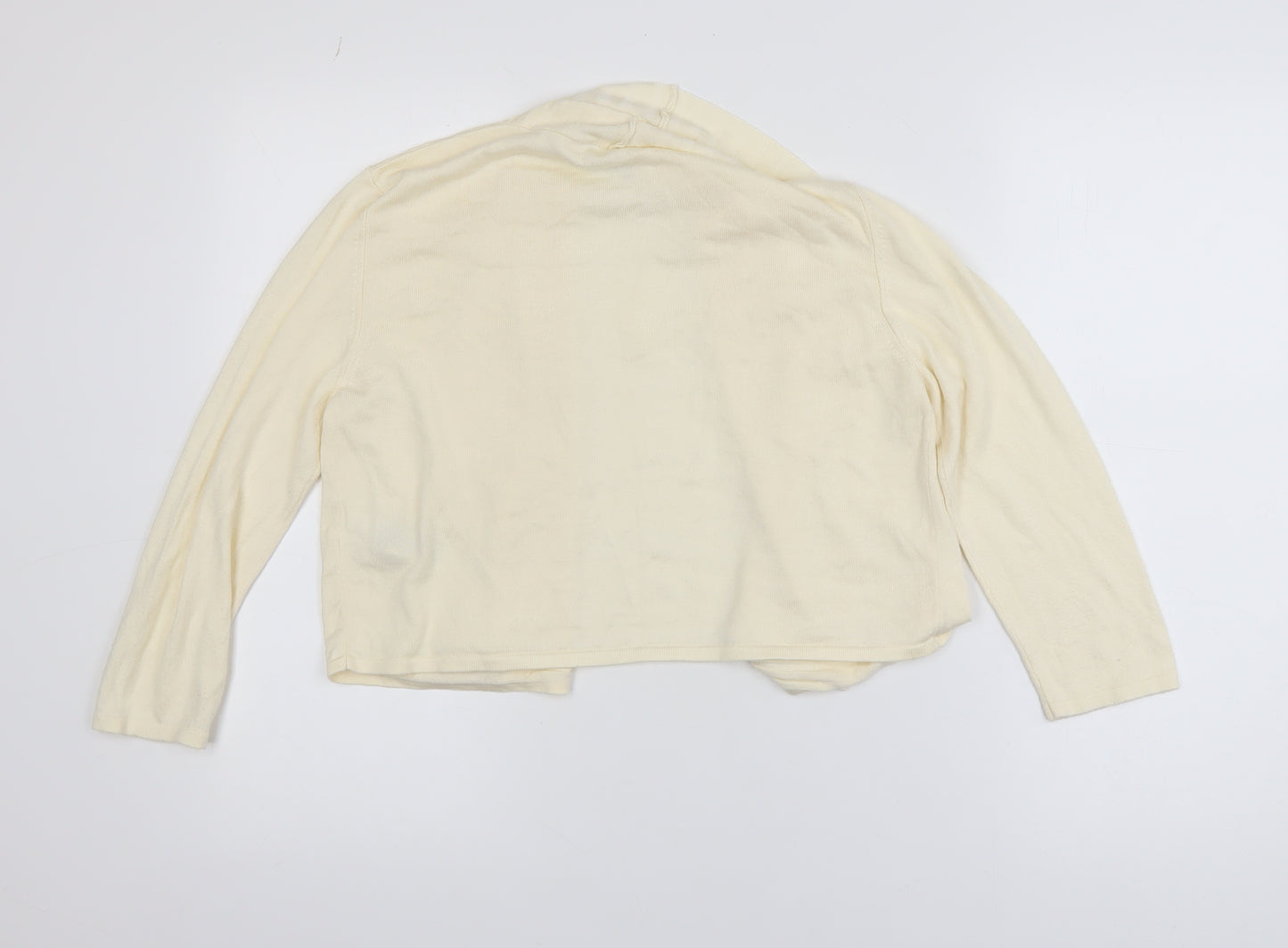 Marks and Spencer Women’s Ivory Knit Open Front Cardigan M
