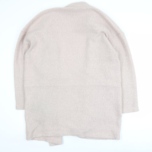 Marks and Spencer Women Pink Size 20 Knit Mid-Length Open Coatigan