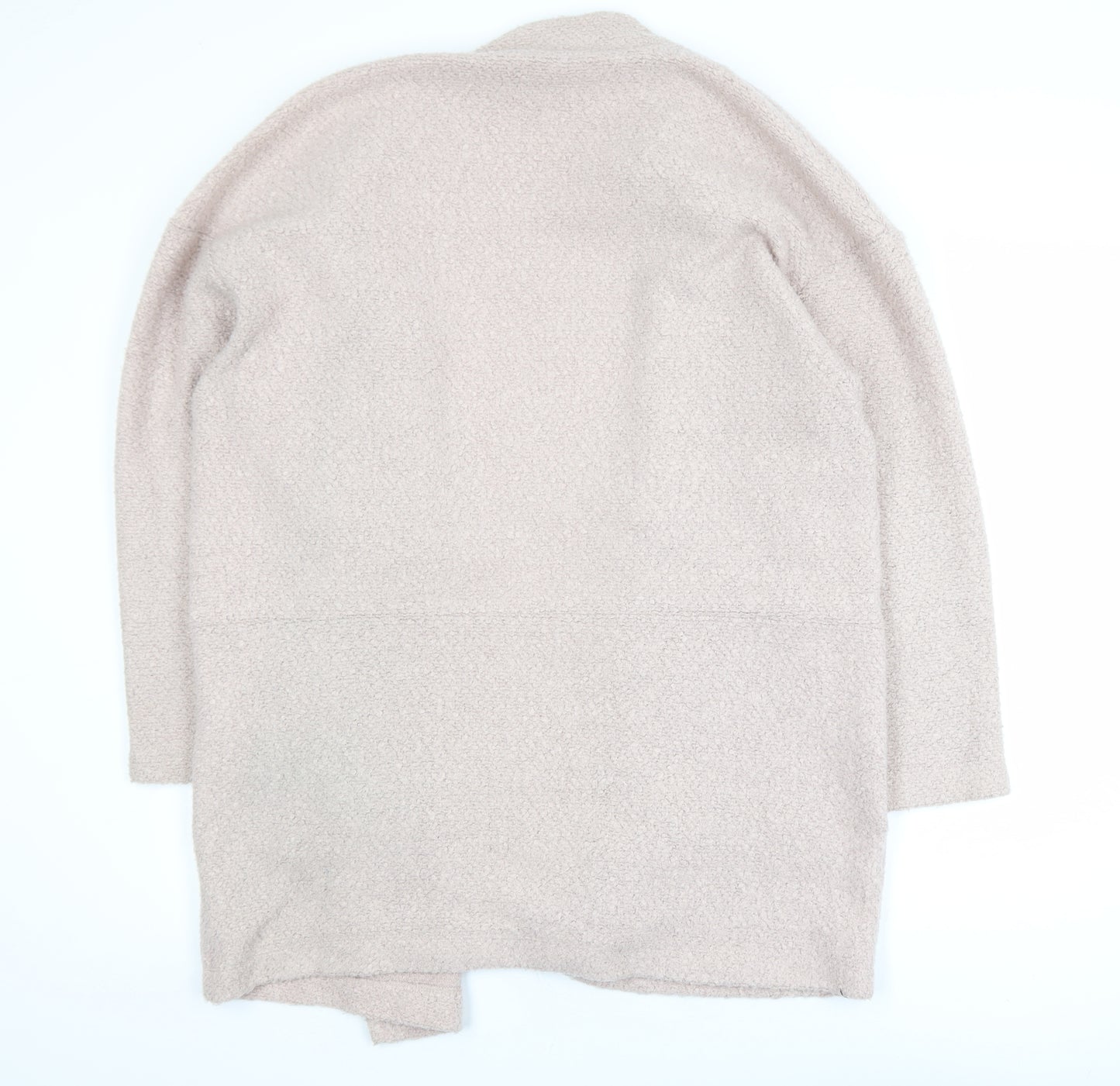 Marks and Spencer Women Pink Size 20 Knit Mid-Length Open Coatigan