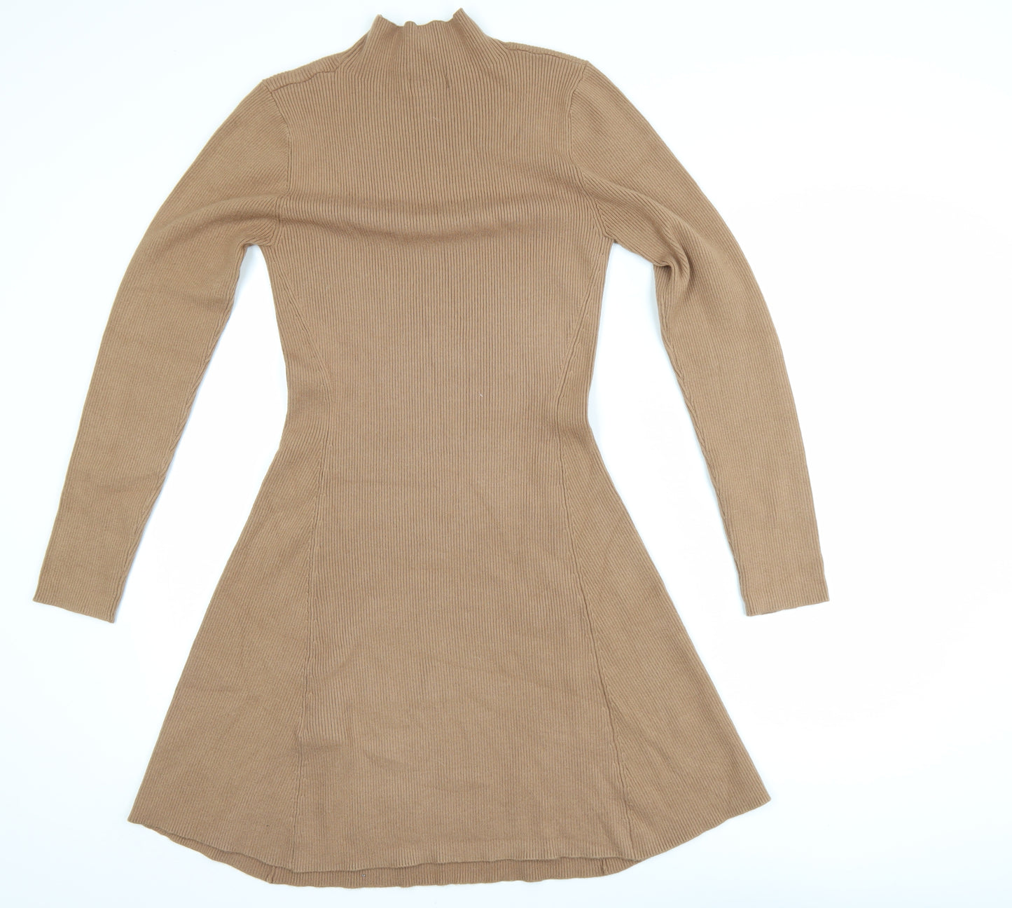 Friends Like These Women Brown Size 14 Knit Fit & Flare Dress