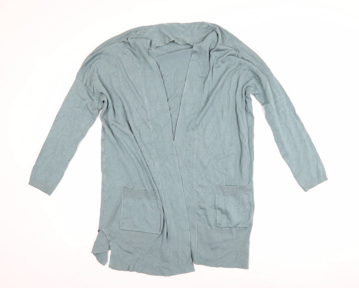 Atmosphere Women's Green Long Sleeve Open Knit Cardigan Size 12