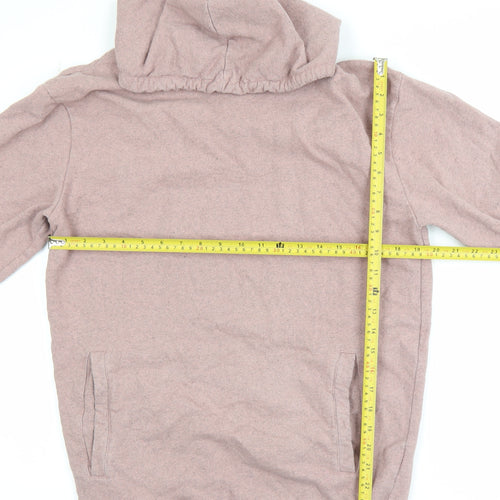 Remill Womens Pink Pullover Hoodie L Circular Organic Cotton