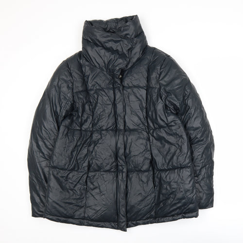 Steve Madden Women's Black Puffer Jacket Size S Winter Quilted Coat