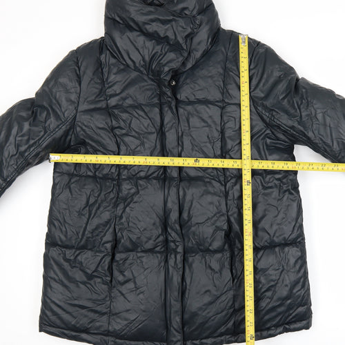 Steve Madden Women's Black Puffer Jacket Size S Winter Quilted Coat