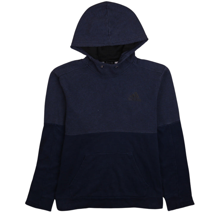 Adidas Men's Blue Pullover Hoodie Size S Sports Fleece