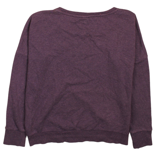 Puma Women Purple Crew Neck Pullover Sweatshirt UK 16