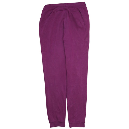 Puma Womens Purple Fleece Sweatpants Size 10 Regular Fit