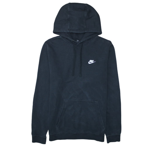 Nike Men's Black Pullover Hoodie Medium Fleece Sweatshirt