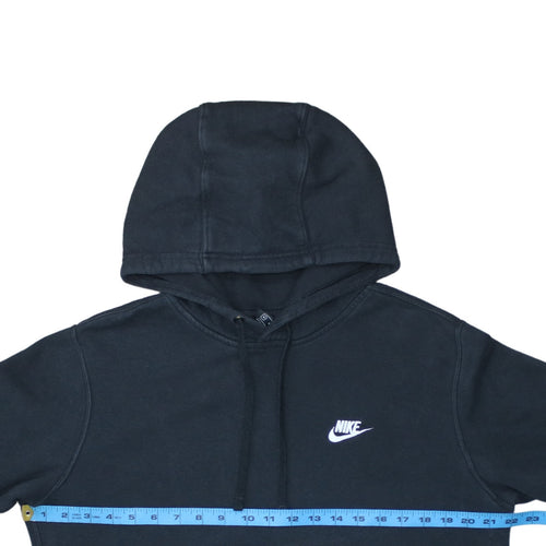 Nike Men's Black Pullover Hoodie Medium Fleece Sweatshirt