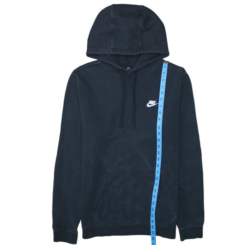 Nike Men's Black Pullover Hoodie Medium Fleece Sweatshirt