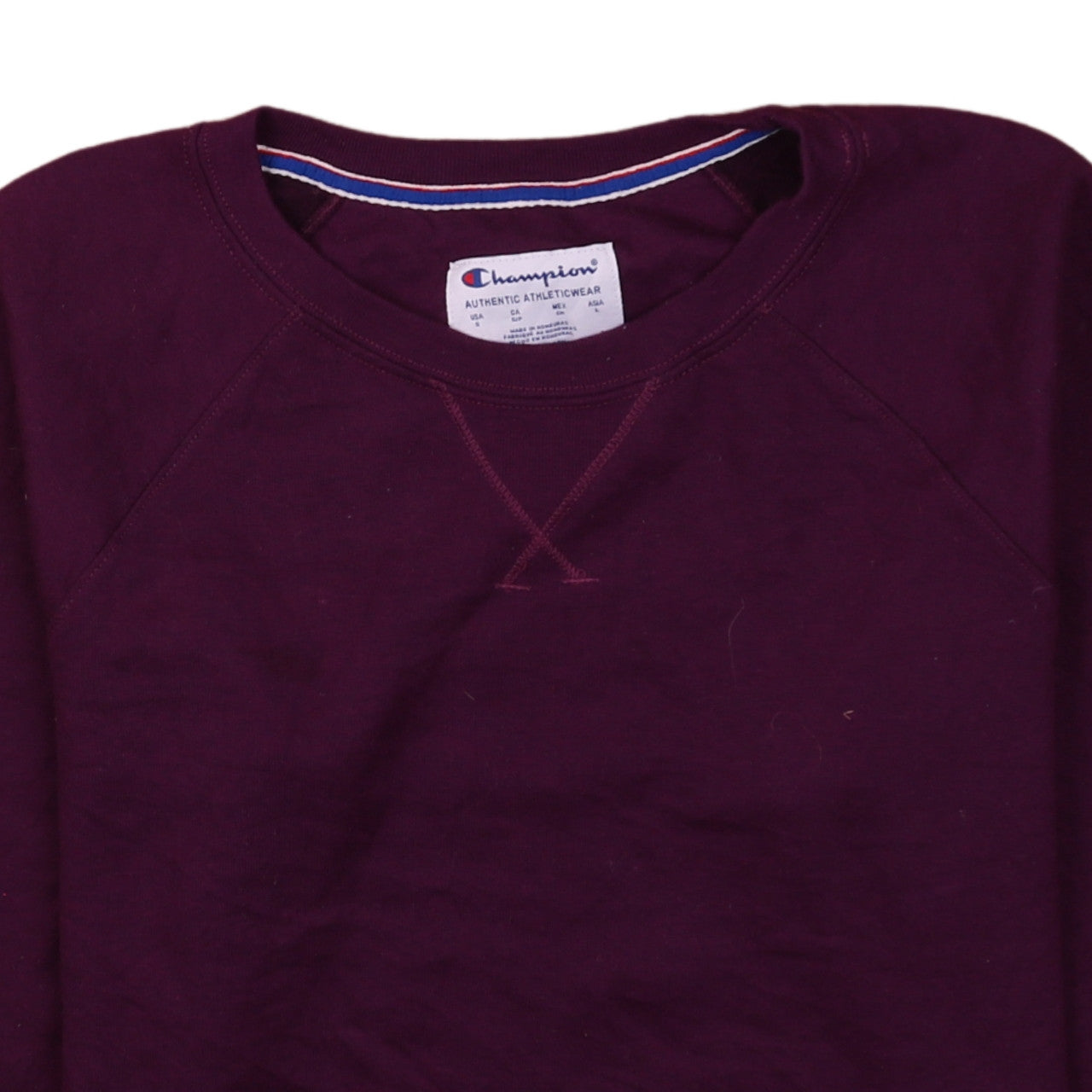 Champion Women's Purple Crew Neck Pullover Sweatshirt Size S