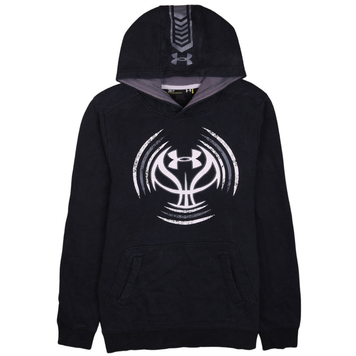 Under Armour Men's Black Pullover Hoodie Size S Relaxed Fit Sportswear