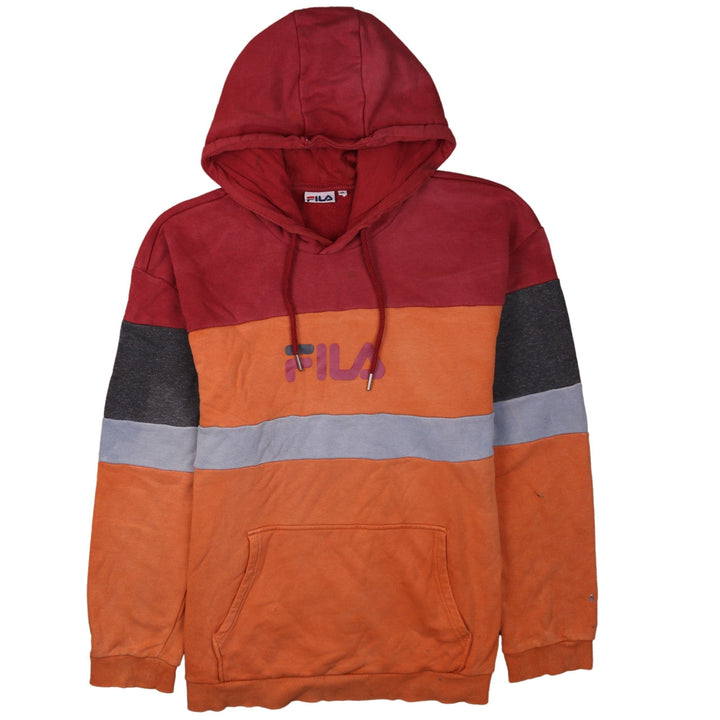 FILA Men's Multicoloured Pullover Hoodie XL Logo Sports Style