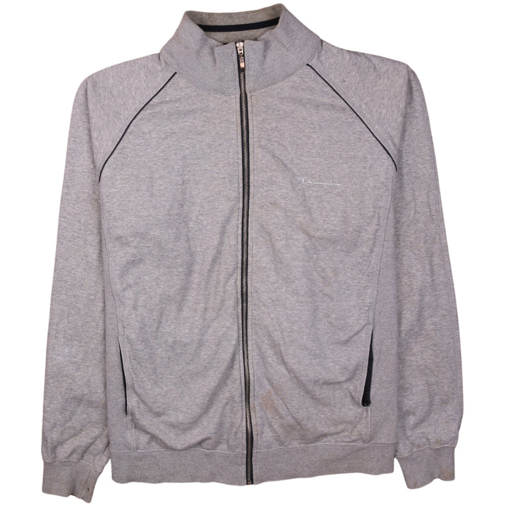 Champion Men’s Grey 2XL Track Jacket Full Zip Athletic Top