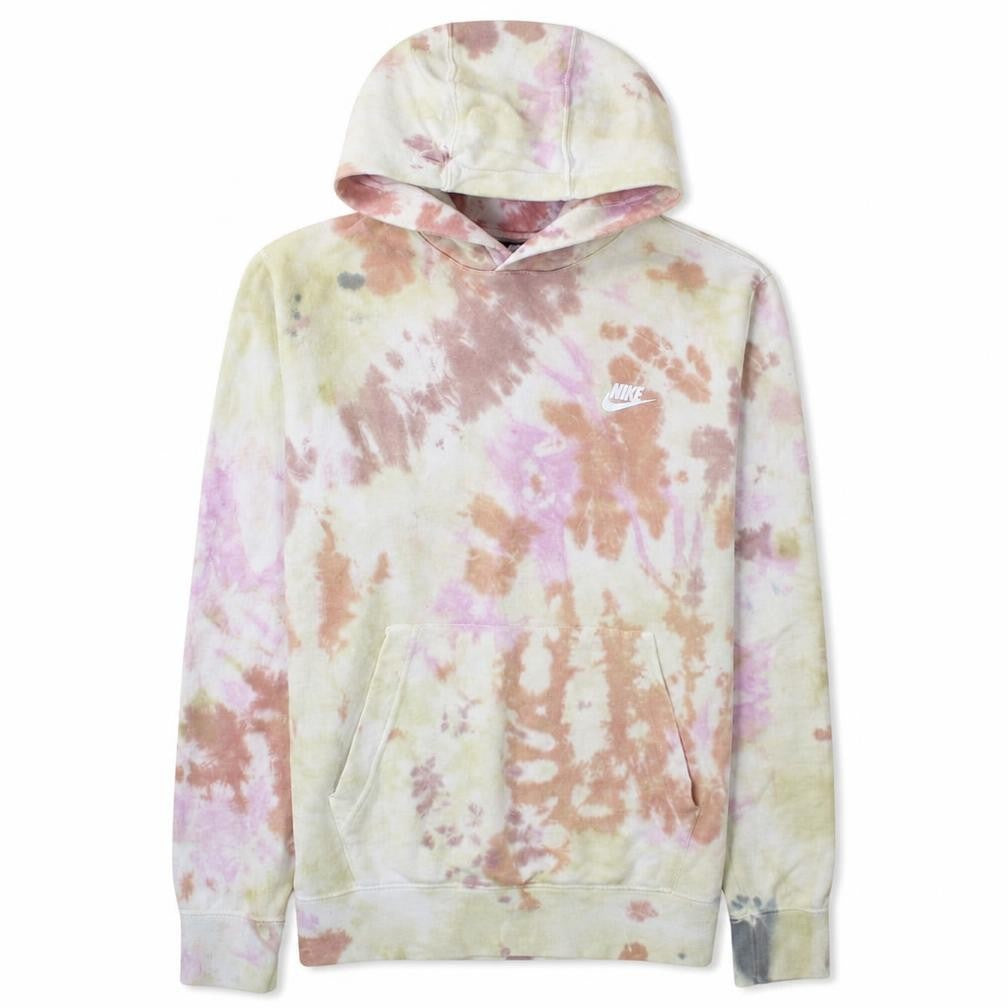 Front view of Nike Women’s Multicoloured Tie-Dye Pullover Hoodie, size S