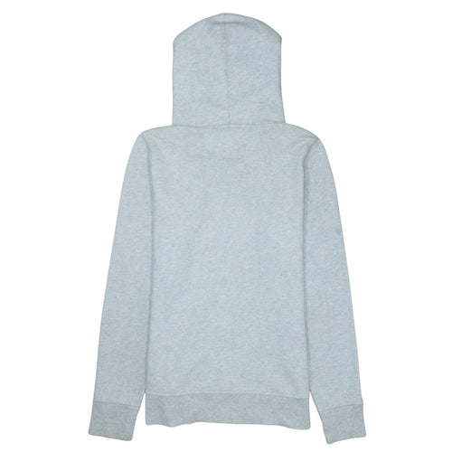 GAP Women Grey Logo Pullover Hoodie Medium Tall Authentic Cotton Blend