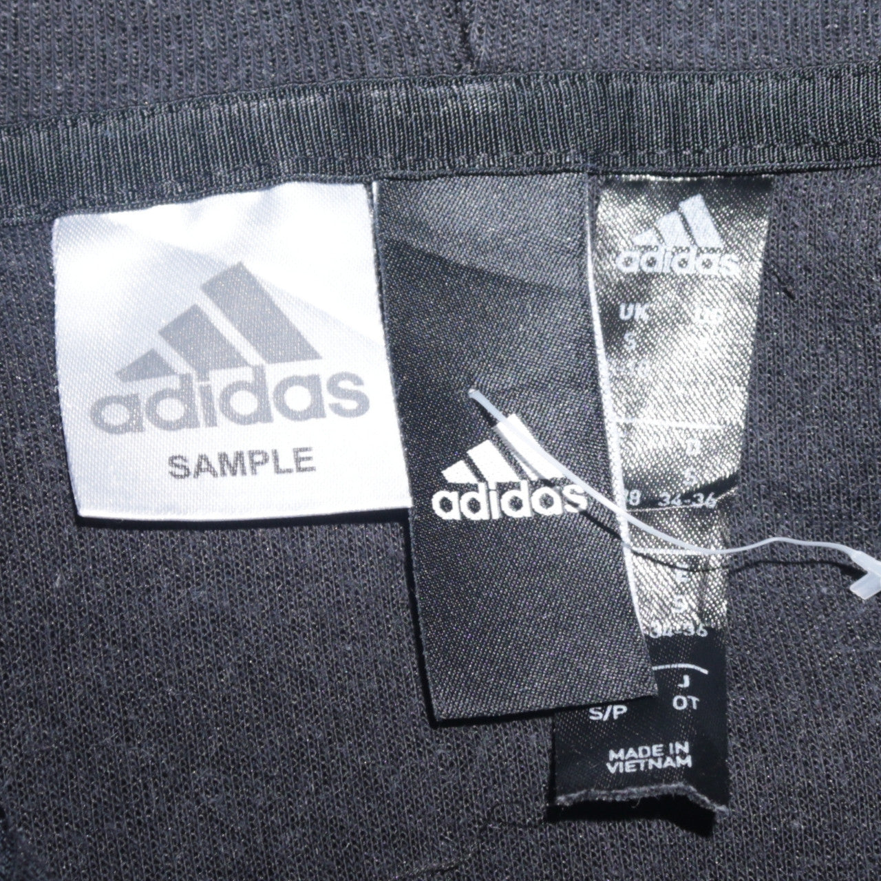 Adidas Women Black Full Zip Hoodie Size S Hooded Sweatshirt