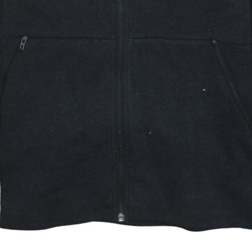 Adidas Women Black Full Zip Hoodie Size S Hooded Sweatshirt
