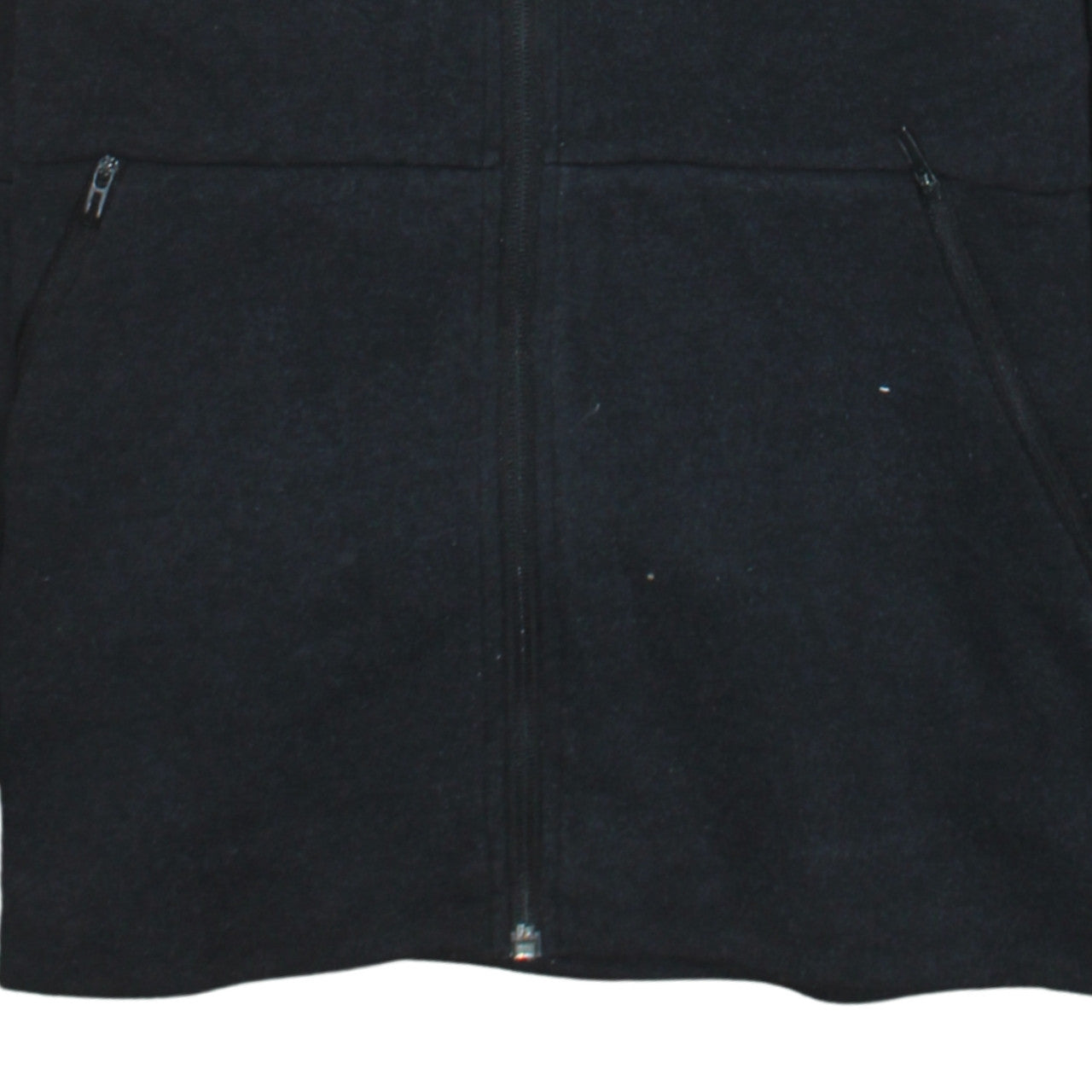 Adidas Women Black Full Zip Hoodie Size S Hooded Sweatshirt