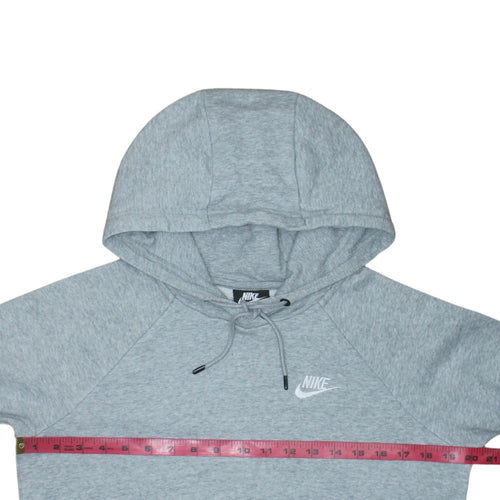 Nike Men's Grey Pullover Hoodie Small Regular Fit Fleece