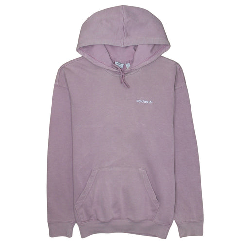 Adidas Women Pink Pullover Hoodie XS Hooded Logo Sweatshirt