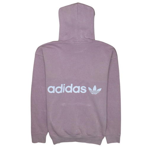 Adidas Women Pink Pullover Hoodie XS Hooded Logo Sweatshirt