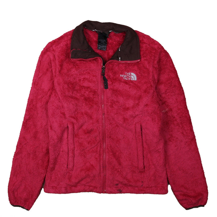 The North Face Women's Pink Fleece Jacket Size M Outdoor Full Zip