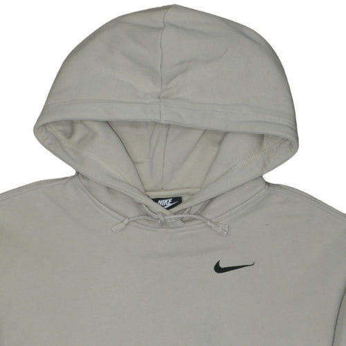 Nike Women’s Beige Pullover Hoodie XS Cotton Blend Casual