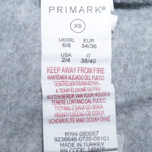 Primark Disney Women's Grey Eeyore Sweatshirt XS