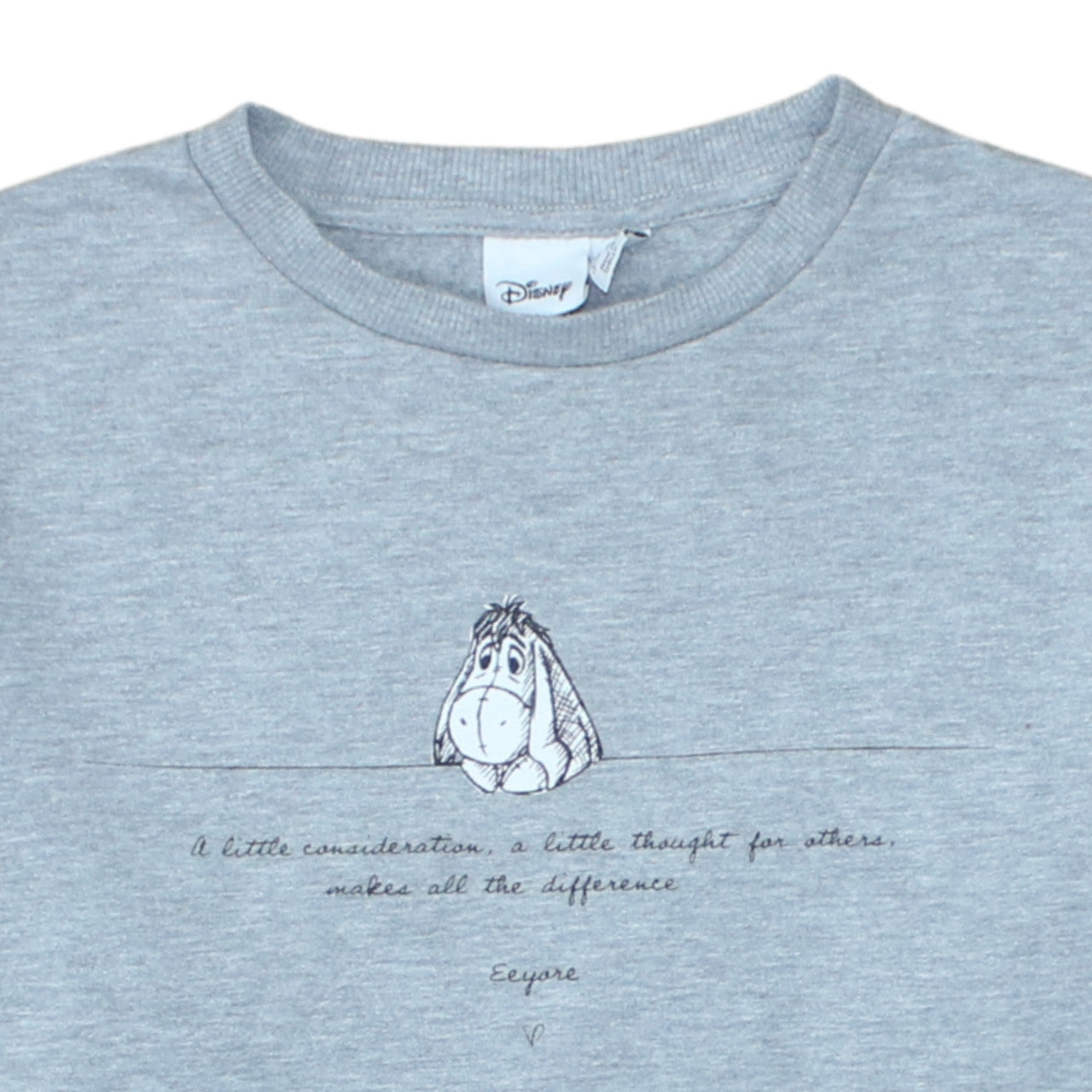 Primark Disney Women's Grey Eeyore Sweatshirt XS