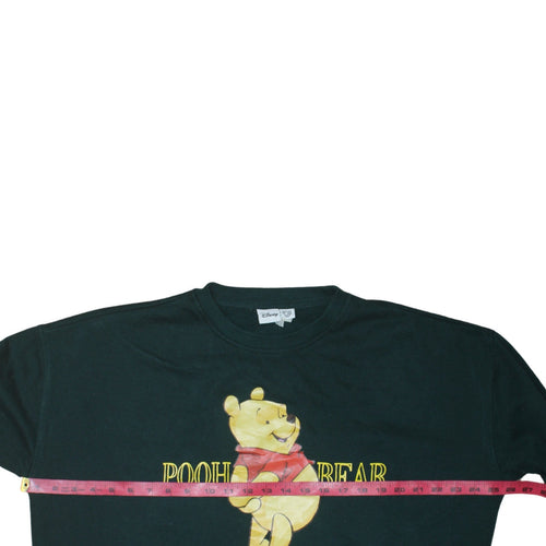 Disney Primark Womens Black Winnie the Pooh Sweatshirt L 14/16