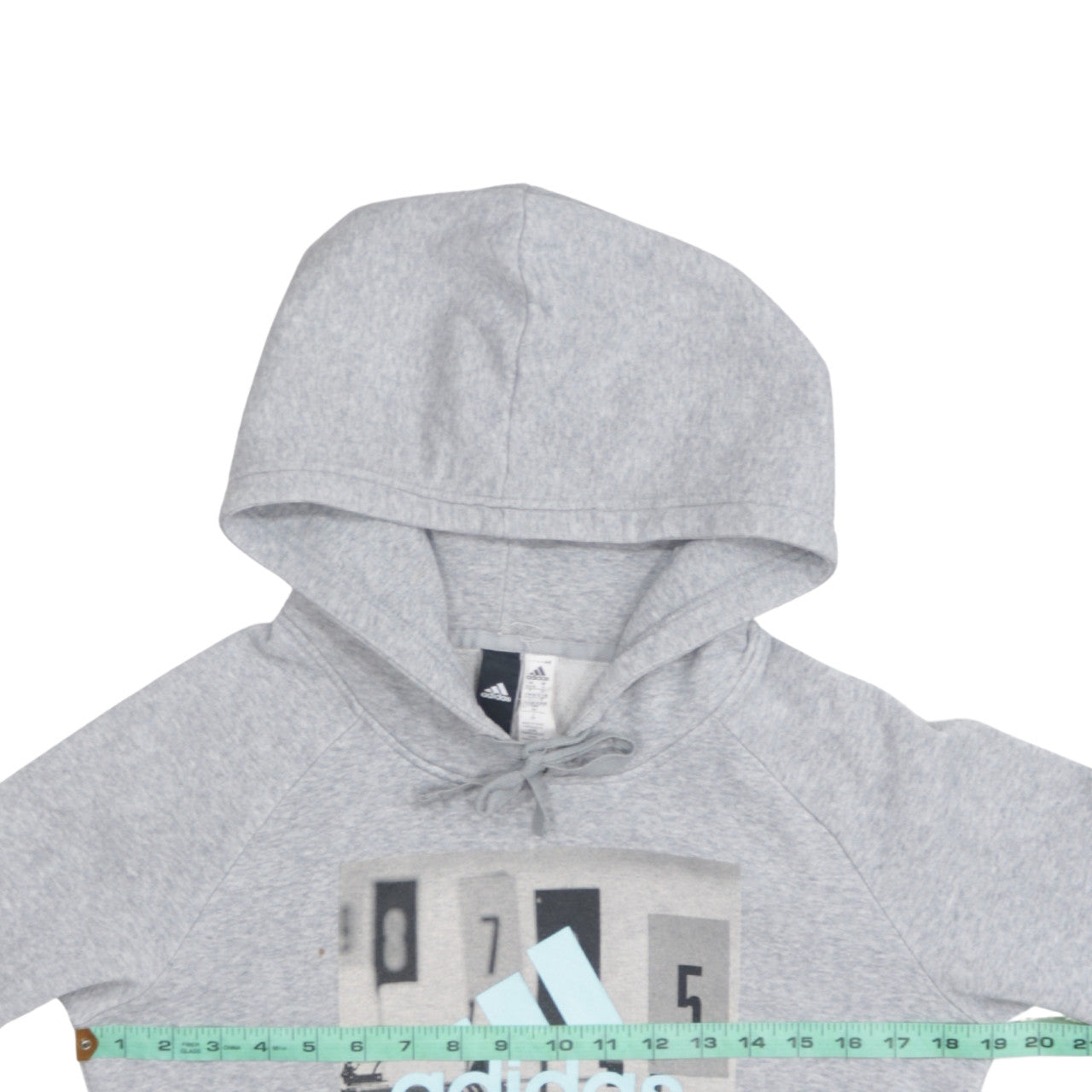 Adidas Women’s Grey Pullover Hoodie Small Biathlon Graphic Print