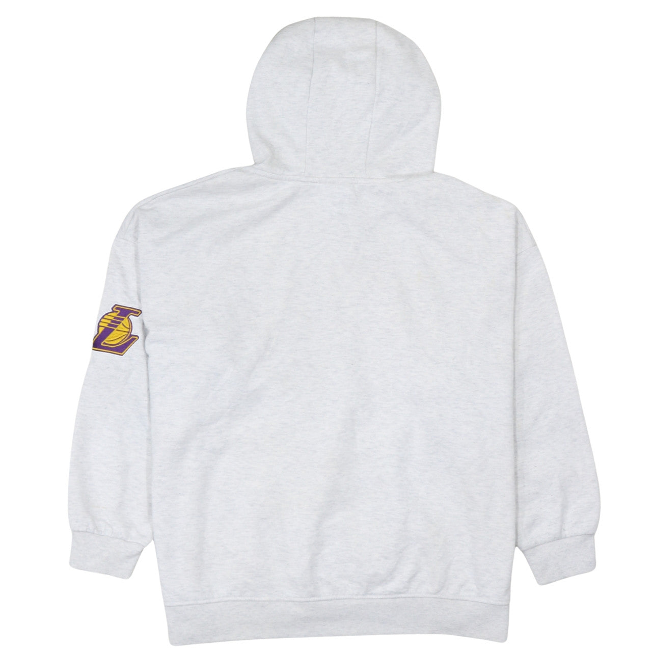 NBA Los Angeles Lakers Grey Hoodie Women L Pullover Logo Sweatshirt