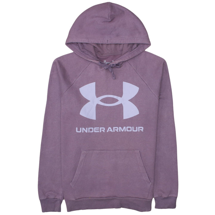 Under Armour Women Purple Pullover Hoodie LG Loose Fit Casual Sportswear