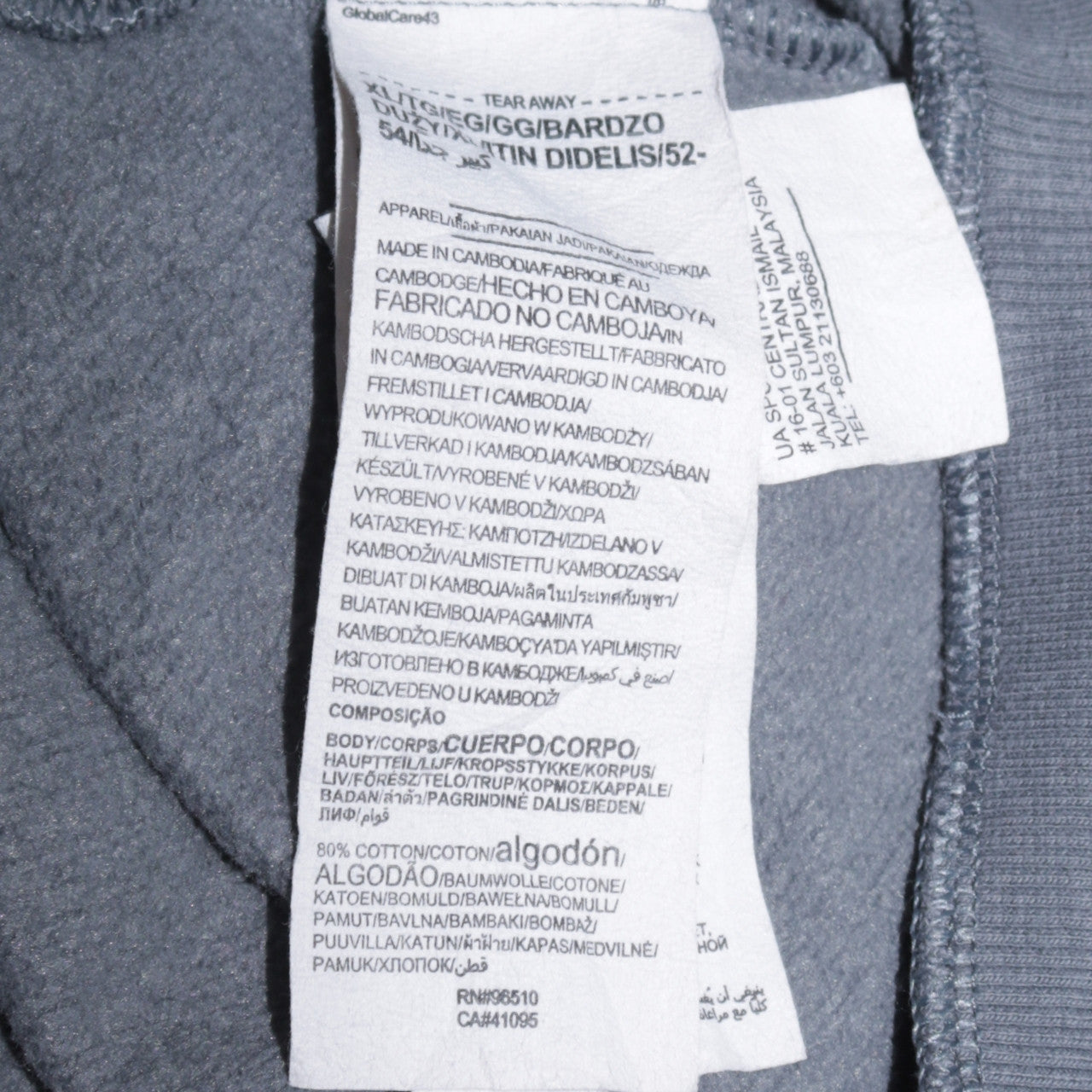 Under Armour Men Grey Full Zip Hoodie XL Loose Fit Sportswear