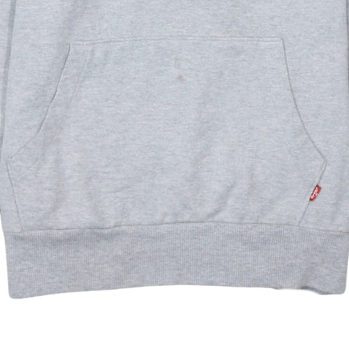 Levi's Girls Grey Pullover Hoodie 16 Years Logo Cotton Blend Sweatshirt