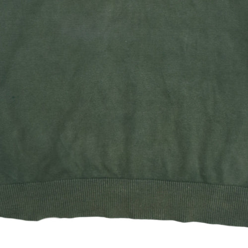 Tommy Hilfiger Mens Green Cotton Golf Pullover Jumper XL