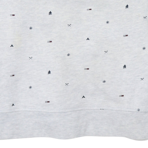 Tommy Hilfiger Men’s Grey Small Logo Sweatshirt Size S