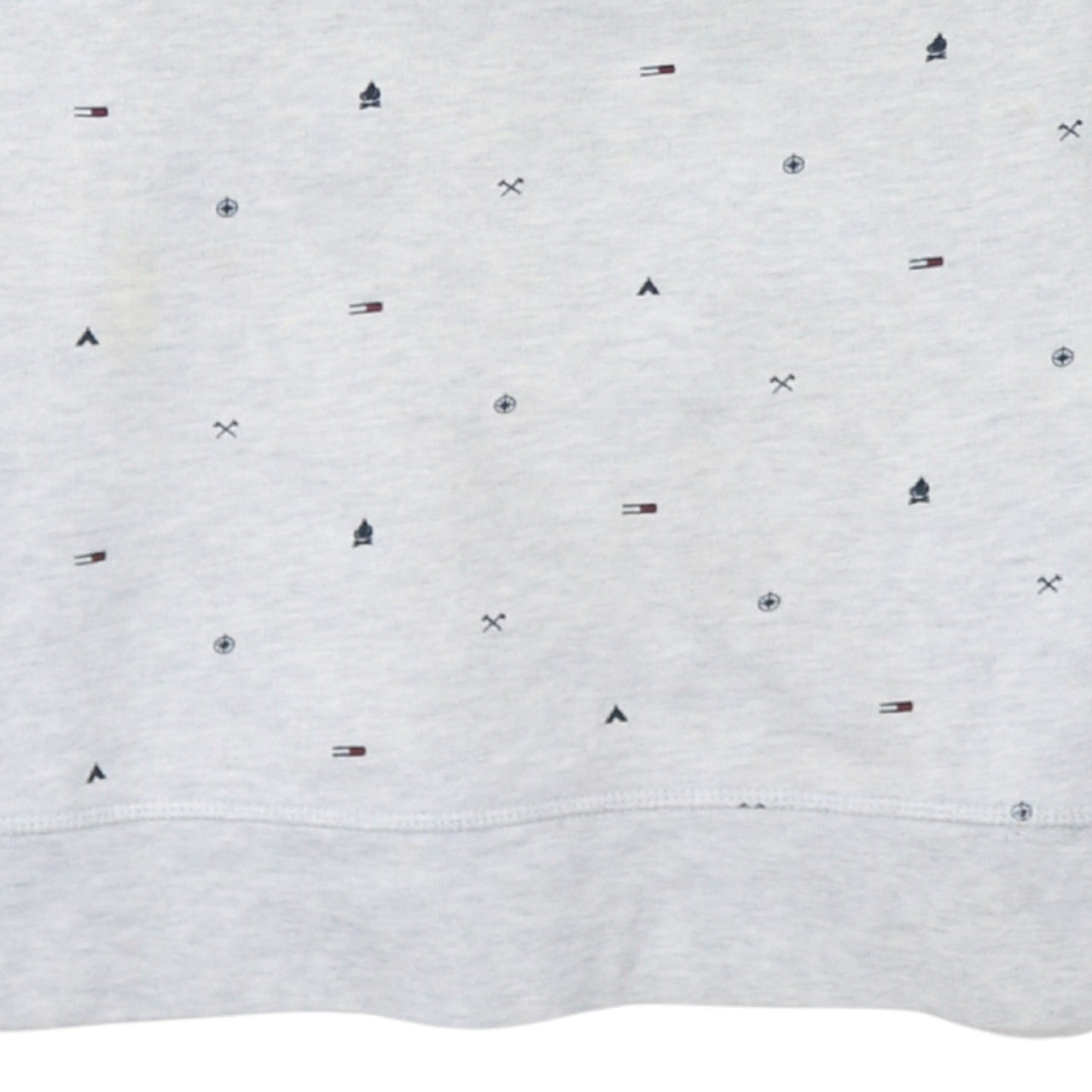 Tommy Hilfiger Men’s Grey Small Logo Sweatshirt Size S