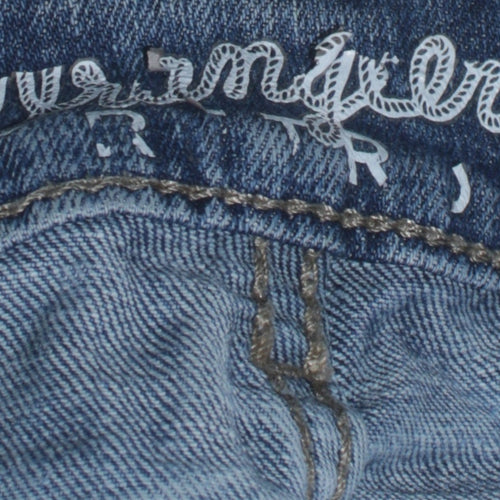 Wrangler Men's Blue 30x32 Straight Leg Denim Jeans