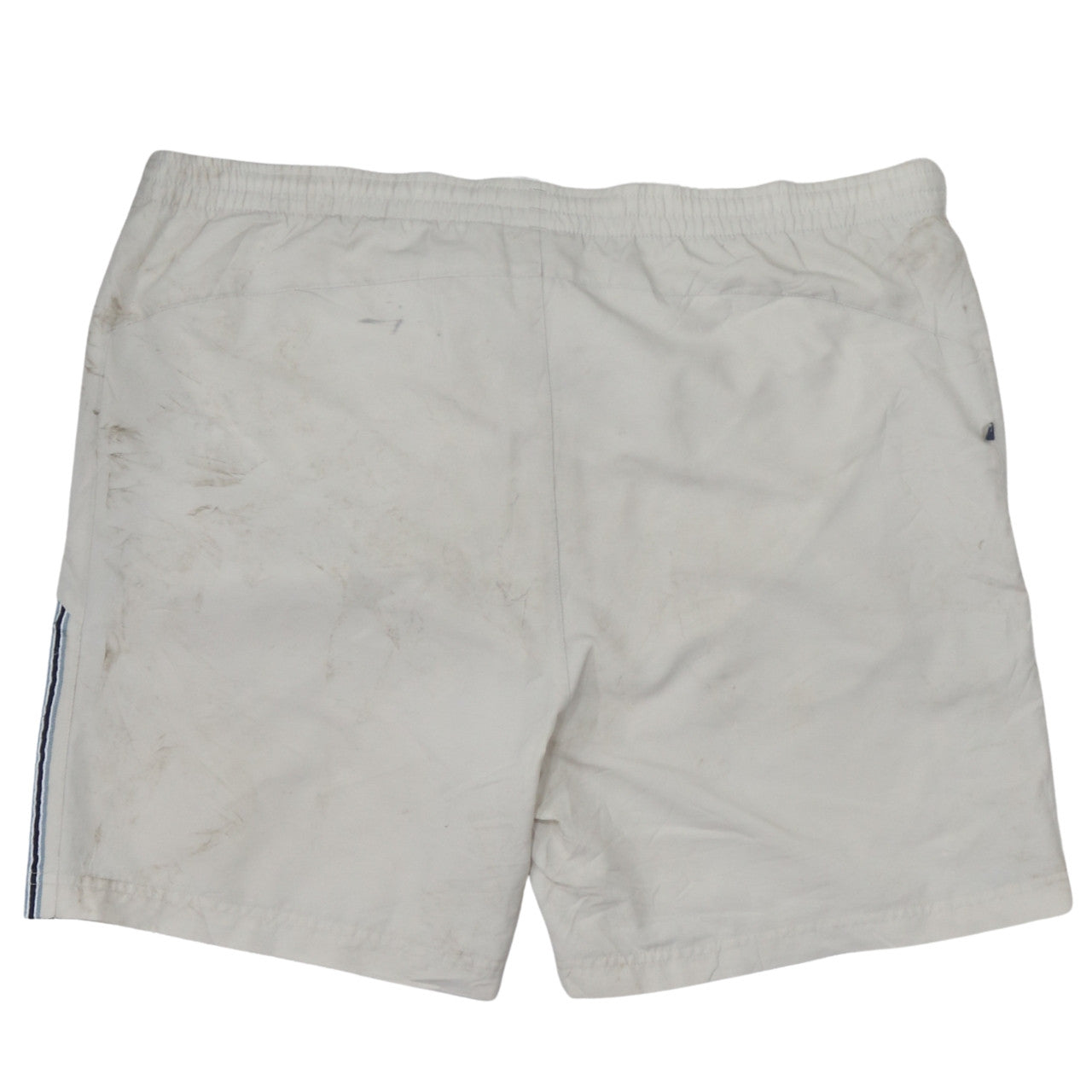 Adidas Men's White L Athletic Shorts Elastic Waist Activewear