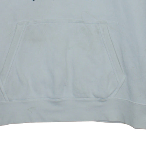 Nike Men’s White Pullover Hoodie L Logo Graphic Sportswear