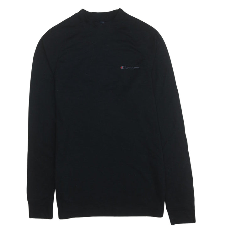 Champion Men's Black Long Sleeve Pullover T-Shirt Size L