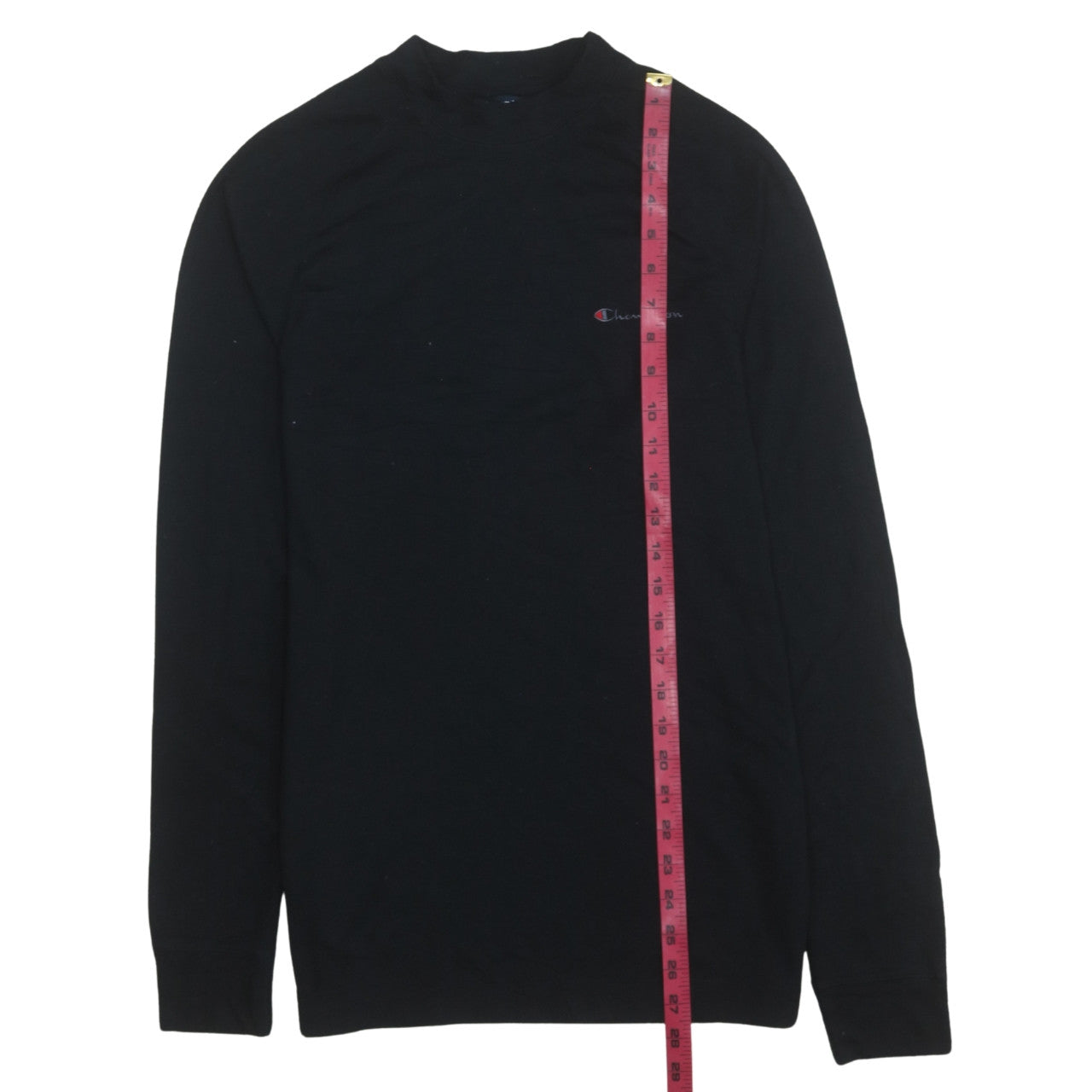 Champion Men's Black Long Sleeve Pullover T-Shirt Size L