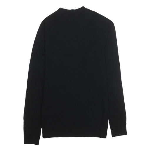 Champion Men's Black Long Sleeve Pullover T-Shirt Size L