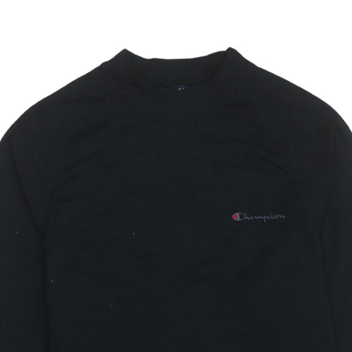 Champion Men's Black Long Sleeve Pullover T-Shirt Size L